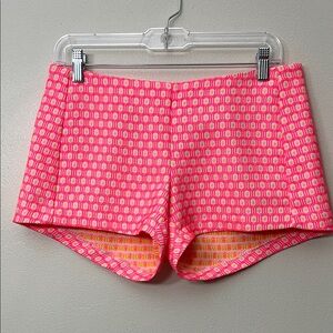Lilly Pulitzer Pink and Yellow High Waist Shorts